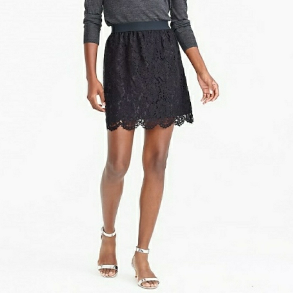 🎈PRICE DROP J.Crew Floral Crochet Skirt (New)